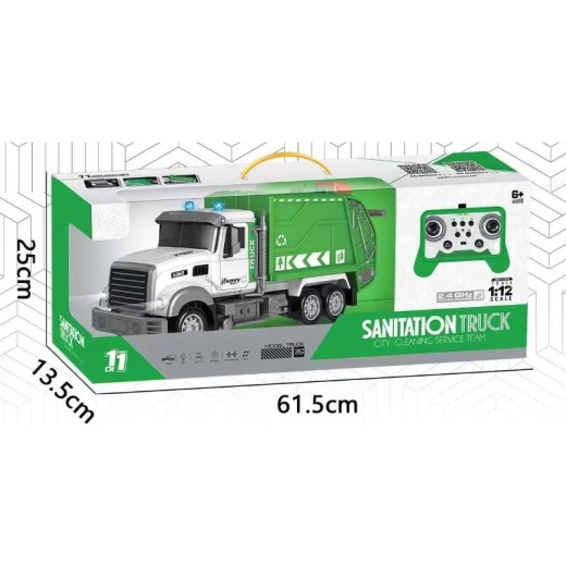 RC 1:12 Garbage Truck with Light and Music