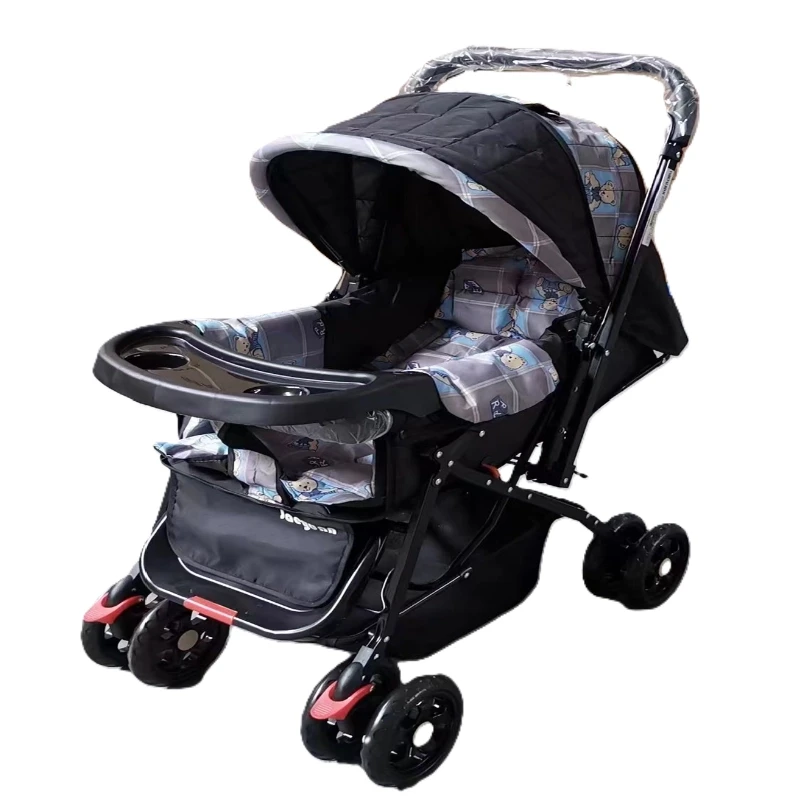 Foldable Baby Stroller – Lightweight & Stylish with Umbrella Shade, Storage Basket, Safety Locks & Smooth Wheels – Travel-Friendly Design - Kids supplies and ride-on