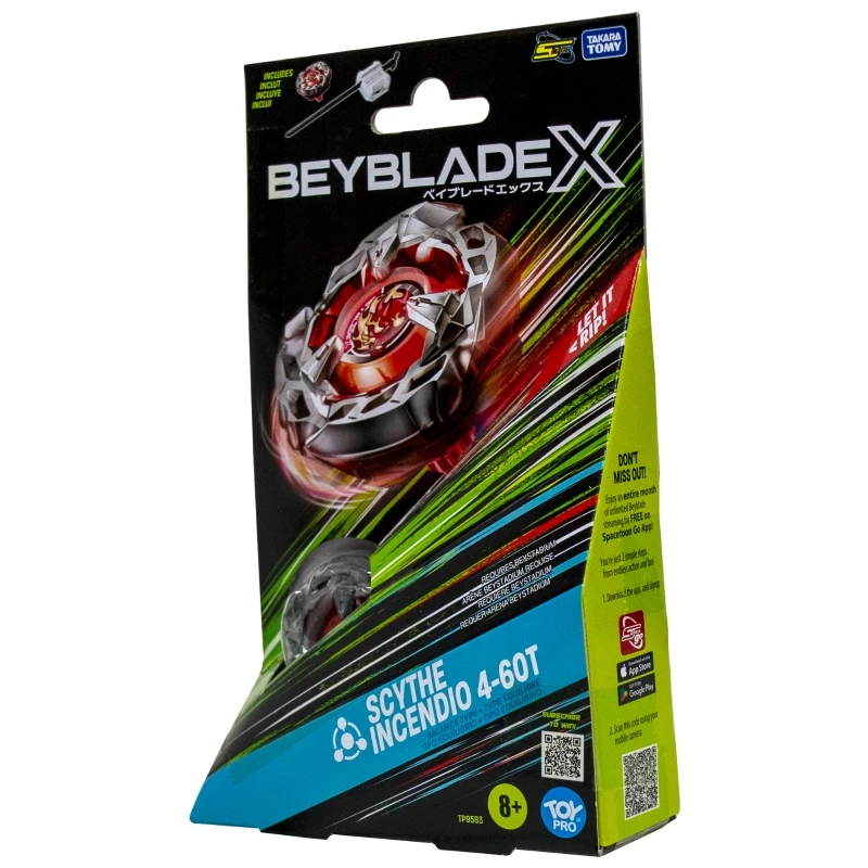 Beyblade X Scythe Incendio 4-60T - beyblade