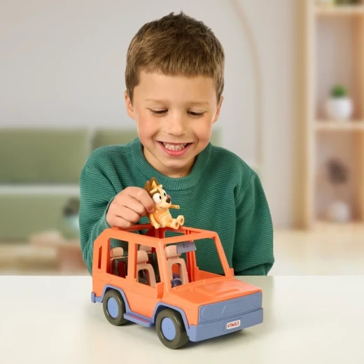 Bluey Heeler Family Road Trip 4WD Vehicle Series 11, a fun off-road family vehicle inspired by the Bluey world, perfect for imaginative play, storytelling, and adventure role-play for kids - Bluey - Image 4