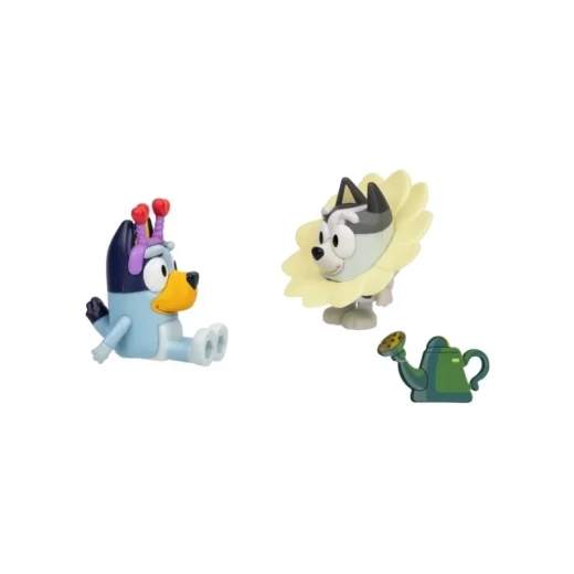 Bluey and Muffin 2-Pack Figure Playset Series 13 – Spring Time, featuring Bluey and Muffin characters in a spring-themed design, perfect for imaginative play, storytelling, and collecting for children - Bluey - Image 3