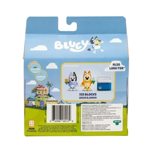 Bluey and Muffin 2-Pack Figure Playset Series 13 – Spring Time, featuring Bluey and Muffin characters in a spring-themed design, perfect for imaginative play, storytelling, and collecting for children - Bluey - Image 5