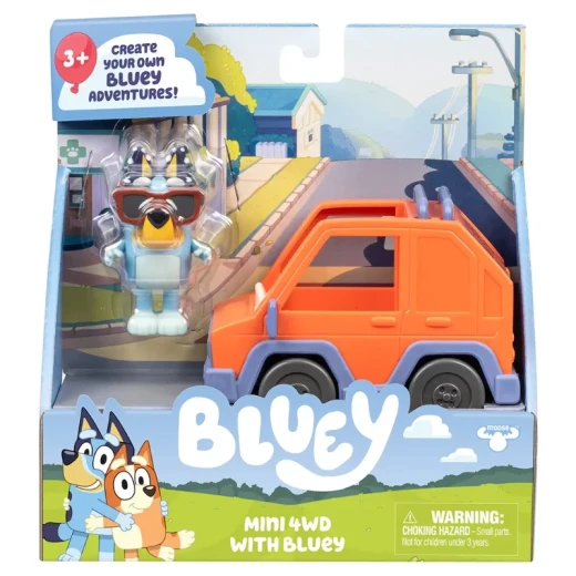 Bluey 4WD with Bluey Series 13, featuring a fun off-road 4WD vehicle with Bluey character, perfect for imaginative play, adventure storytelling, and collecting for kids - Bluey - Image 2