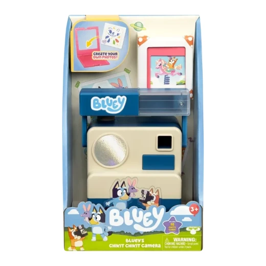 Bluey Role-Play Bluey's Chikit Chikit Camera Series 13, a fun pretend-play camera toy inspired by the Bluey world, encouraging kids’ imagination, storytelling, and creative role-play Bluey Role-Play Bluey's Chikit Chikit Camera Series 13, a fun pretend-play camera toy inspired by the Bluey world, encouraging kids’ imagination, storytelling, and creative role-play