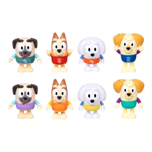 Bluey Colour Change Splash Park Bingo & Friends 4-Pack Series 13, featuring 4 characters with accessories inspired by a water splash park, with colour-changing effect for fun, interactive, and imaginative play for kids - Bluey - Image 4
