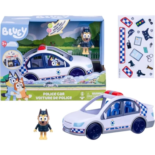 Bluey Police Car Series 14, a fun police-themed vehicle inspired by the Bluey world, perfect for imaginative play, role-play adventures, and storytelling for kids - Bluey - Image 3