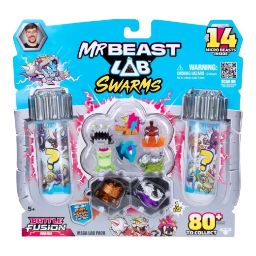 MrBeast Lab Swarms Series 4 Mega Lab 14-Pack AST1, collectible surprise mini figures set inspired by the lab world, featuring multiple characters for unboxing fun, collecting, and imaginative play for kids and fans MrBeast Lab Swarms Series 4 Mega Lab 14-Pack AST1, collectible surprise mini figures set inspired by the lab world, featuring multiple characters for unboxing fun, collecting, and imaginative play for kids and fans