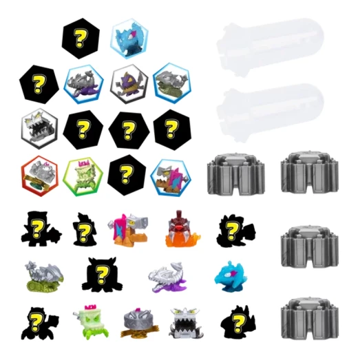 MrBeast Lab Swarms Series 4 Mega Lab 14-Pack AST1, collectible surprise mini figures set inspired by the lab world, featuring multiple characters for unboxing fun, collecting, and imaginative play for kids and fans - Mrbeast Lab - Image 3