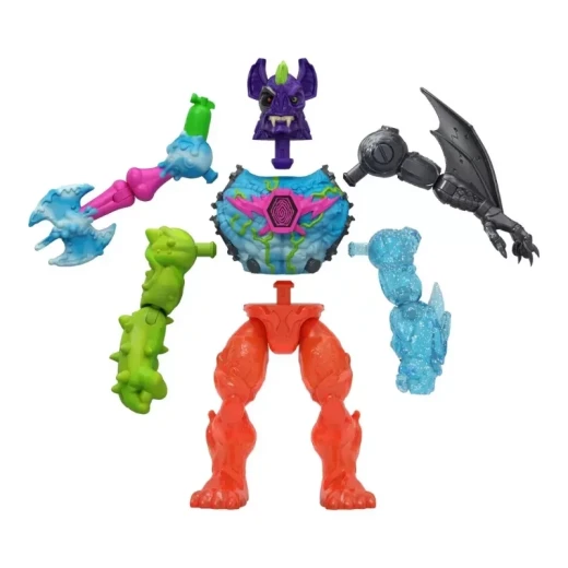 MrBeast Lab Hybrids Hyper Fusion Mix & Match 5-Pack, collectible figure set featuring mix-and-match characters, inspired by the lab world with interactive fusion play, perfect for unboxing, collecting, and imaginative play for kids and fans - Mrbeast Lab - Image 4