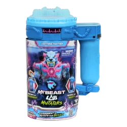 MrBeast Lab Mutators Mutation Chamber S2 – Lightning Panther Collectible Figure | Experimental Lab Toy Series | Detailed Mutant Panther Design for MrBeast Fans, Collectors and Display