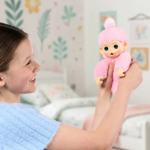 Little Live Pets My Baby Minis Monkey Single Pack Series 3 – Luna Lemon, an adorable interactive baby monkey toy designed to inspire imaginative play, nurturing fun, and exciting adventures for kids - Little Live Pets - Image 5