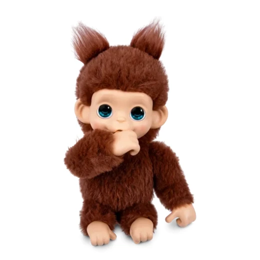 Little Live Pets My Baby Minis Monkey Single Pack Series 3 – Chikki Cherry, an adorable interactive baby monkey toy designed to inspire imaginative play, nurturing fun, and exciting adventures for kids - Little Live Pets - Image 3