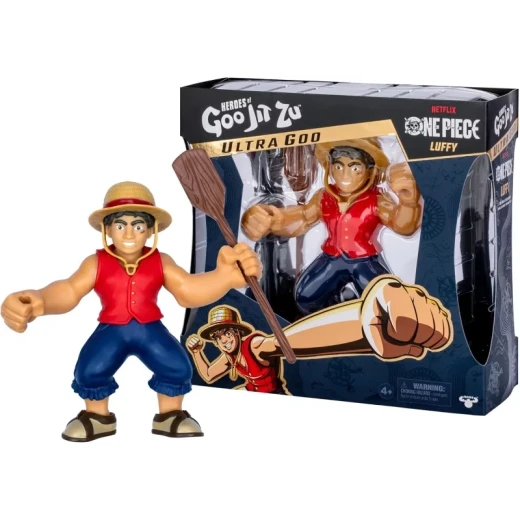 Heroes of Goo Jit Zu Ultra Goo Hero Pack – Luffy, a stretchy and squishy collectible action figure with goo-filled texture, inspired by the character Luffy, perfect for imaginative play and collecting for fans of action and anime-style heroes - Heroes - Image 3