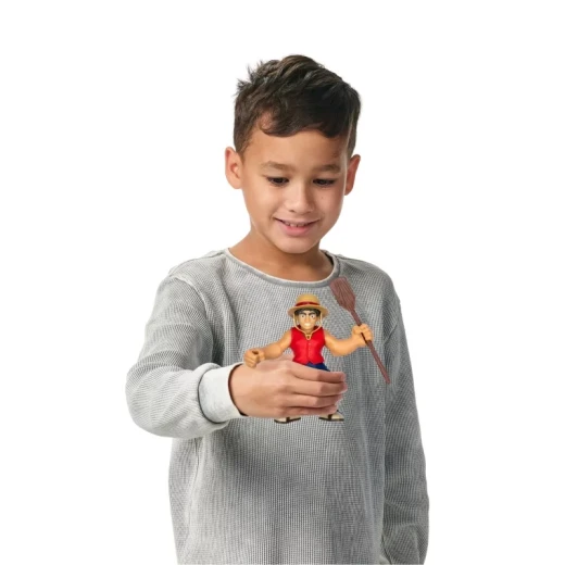 Heroes of Goo Jit Zu Ultra Goo Hero Pack – Luffy, a stretchy and squishy collectible action figure with goo-filled texture, inspired by the character Luffy, perfect for imaginative play and collecting for fans of action and anime-style heroes - Heroes - Image 6
