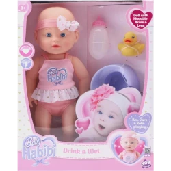 Baby Habibi Doll Drink & Wet 14-Inch
