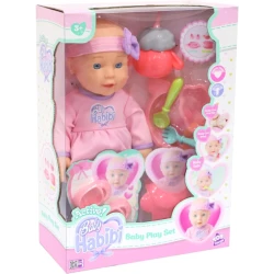 Baby Habibi Active Baby Doll Interactive Playset 12-Inch