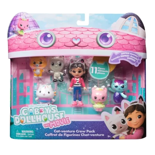 Gabby’s Dollhouse: The Movie Cat-Venture Crew Pack – Movie Character Figure Set, Collectible Cute Cat Toys, Interactive Kids Playset Inspired by Gabby’s Dollhouse Movie Gabby’s Dollhouse: The Movie Cat-Venture Crew Pack – Movie Character Figure Set, Collectible Cute Cat Toys, Interactive Kids Playset Inspired by Gabby’s Dollhouse Movie