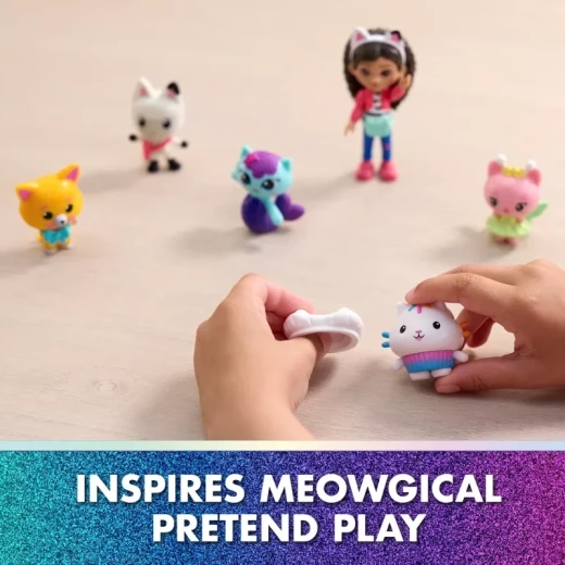 Gabby’s Dollhouse: The Movie Cat-Venture Crew Pack – Movie Character Figure Set, Collectible Cute Cat Toys, Interactive Kids Playset Inspired by Gabby’s Dollhouse Movie - Spin Master - Image 4