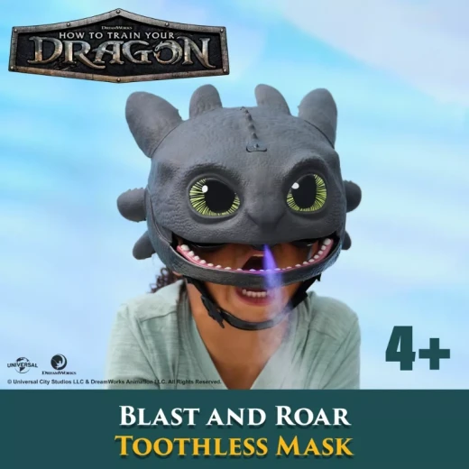 DreamWorks Dragons – Blast & Roar Toothless Mask - Spin Master - Image 5