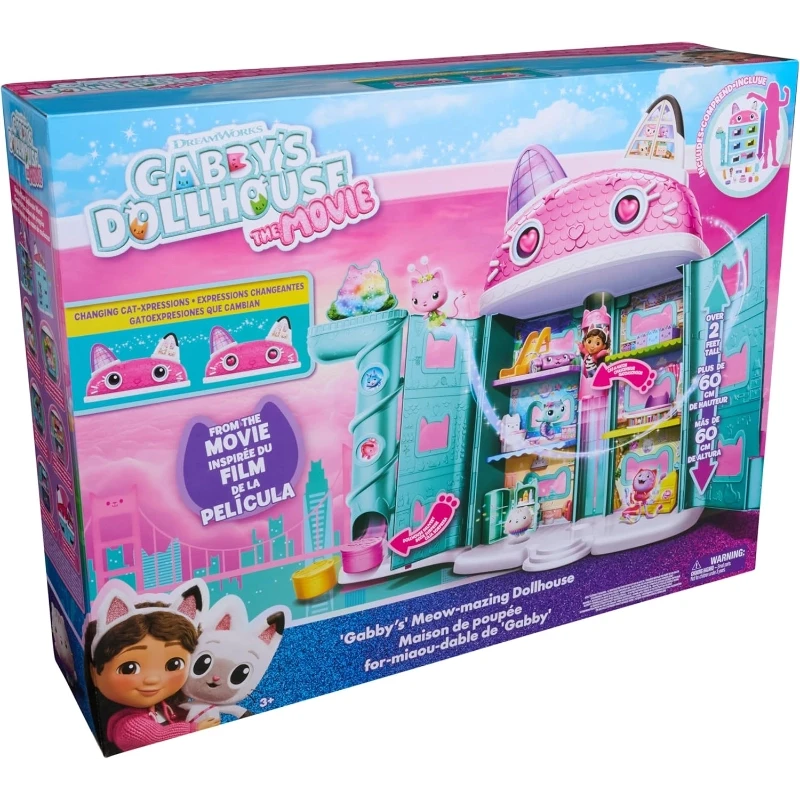 Gabby's Dollhouse: The Movie Meow-mazing Dollhouse - Spin Master