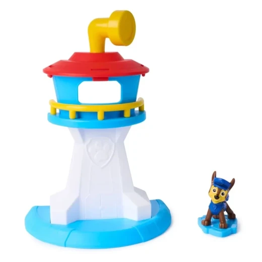 Paw Patrol Mini Playset Chase Adventure Tower – برج مغامرات تشيس المصغر من باو باترول، مجموعة لعب إنقاذ تفاعلية مع شخصية تشيس، مغامرات ممتعة ولعب تخيلي للأطفال - سبين ماستر - Image 3