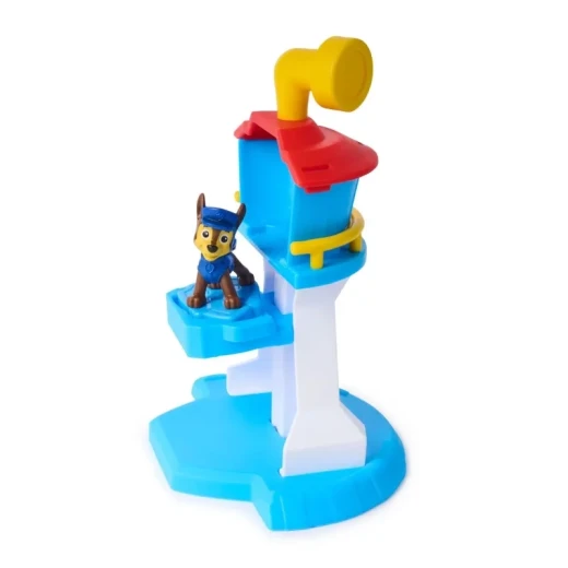 Paw Patrol Mini Playset Chase Adventure Tower – برج مغامرات تشيس المصغر من باو باترول، مجموعة لعب إنقاذ تفاعلية مع شخصية تشيس، مغامرات ممتعة ولعب تخيلي للأطفال - سبين ماستر - Image 4