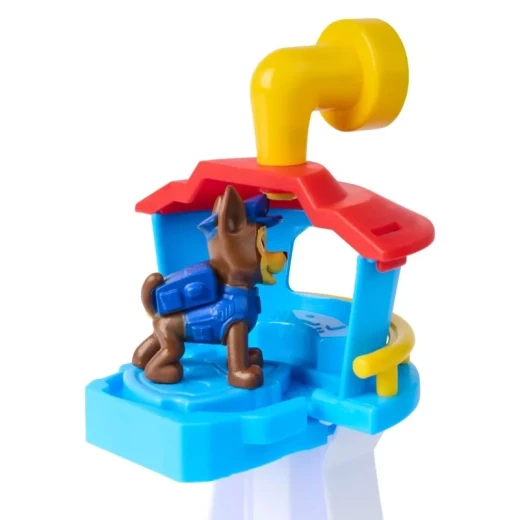 Paw Patrol Mini Playset Chase Adventure Tower – برج مغامرات تشيس المصغر من باو باترول، مجموعة لعب إنقاذ تفاعلية مع شخصية تشيس، مغامرات ممتعة ولعب تخيلي للأطفال - سبين ماستر - Image 5