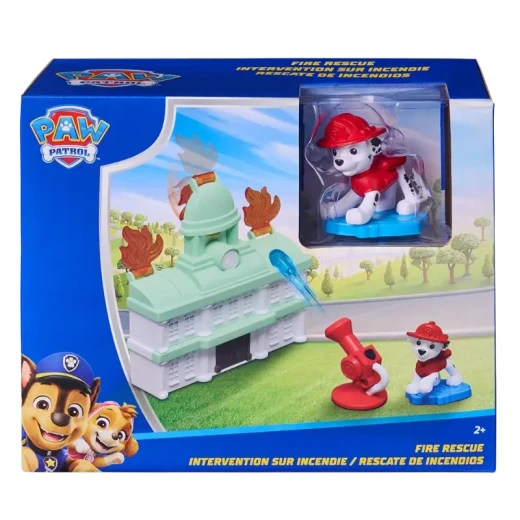 Paw Patrol Mini Playset Marshall Fire Rescue – مجموعة لعب مارشال للإنقاذ والإطفاء من باو باترول، مغامرات إنقاذ تفاعلية مع شخصية مارشال، لعبة ممتعة للأطفال لتنمية الخيال Paw Patrol Mini Playset Marshall Fire Rescue – مجموعة لعب مارشال للإنقاذ والإطفاء من باو باترول، مغامرات إنقاذ تفاعلية مع شخصية مارشال، لعبة ممتعة للأطفال لتنمية الخيال