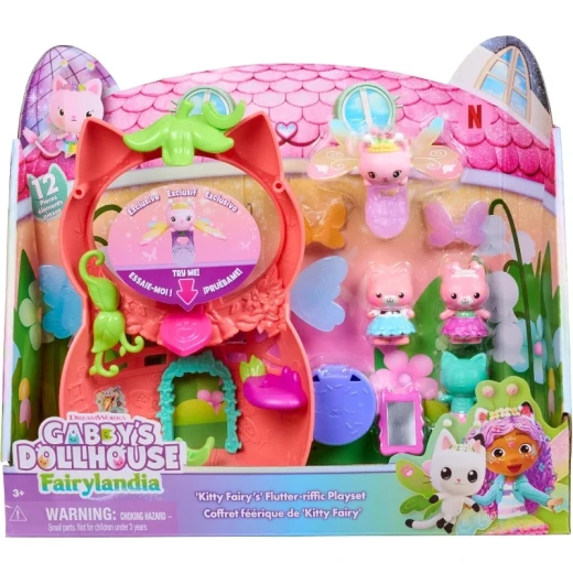 بيت دمى غابي – فيريري لانديا (Fairylandia)، مجموعة لعب كِتي فيري الطائرة الرائعة (Kitty Fairy’s Flutter-riffic Playset) - سبين ماستر - Image 2