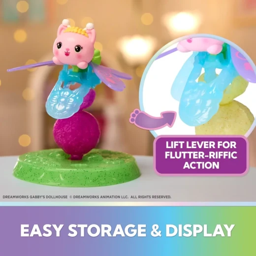 Gabby’s Dollhouse Fairylandia Fairy Rings Assortment – Collectible Fairy Ring Toy Set Inspired by Fairylandia World from Gabby’s Dollhouse, Fun Fantasy-Themed Rings for Imaginative Play, CDU Display Pack - Spin Master - Image 7