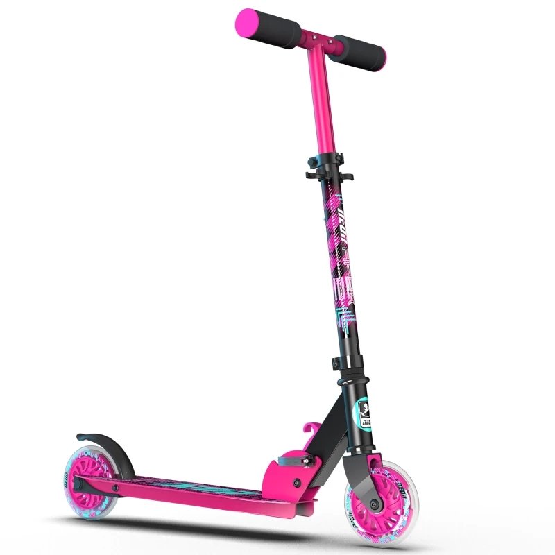 Neon Apex Scooter- Pink/Teal - Yvolution