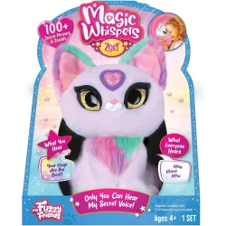 My Fuzzy Friends Magic Whispers – Zoey Kitty – Interactive Plush Cat (16 cm) with Magical Whisper Mode