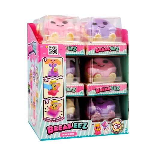 Breakeez Macaron Assorted 24 Pcs PDQ, Fun Surprise Collectible Macaron-Themed Mini Toys with Different Designs, Unboxing Fun, Imaginative Play and Collectability for Kids – Each Sold Separately Breakeez Macaron Assorted 24 Pcs PDQ, Fun Surprise Collectible Macaron-Themed Mini Toys with Different Designs, Unboxing Fun, Imaginative Play and Collectability for Kids – Each Sold Separately