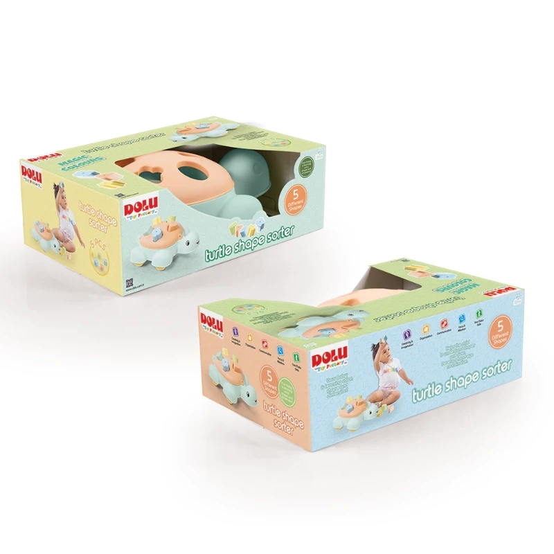 Turtle Shape Sorter (New)- 5 Pcs - Dolu