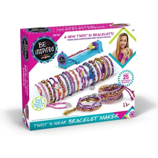 Shimmer ‘n Sparkle Twist & Wear Fashion Bracelet Maker Craft Kit for Kids, DIY Jewelry Making Set with Colorful Beads for Creative Bracelet Design Fun - CRA-Z-ART - Image 2