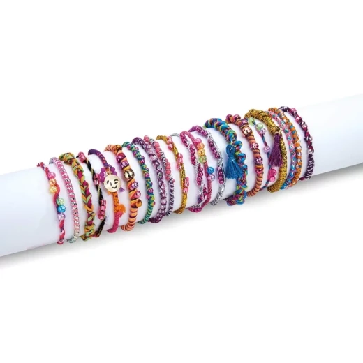 Shimmer ‘n Sparkle Twist & Wear Fashion Bracelet Maker Craft Kit for Kids, DIY Jewelry Making Set with Colorful Beads for Creative Bracelet Design Fun - CRA-Z-ART - Image 5