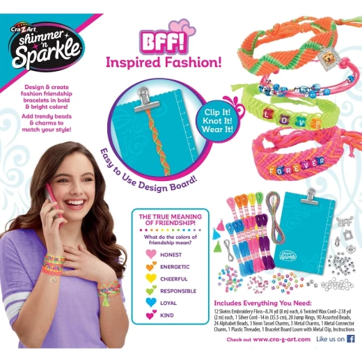 CRA-Z-ART Shimmer n' Sparkle BFF Friendship Bracelets Set - CRA-Z-ART - Image 4