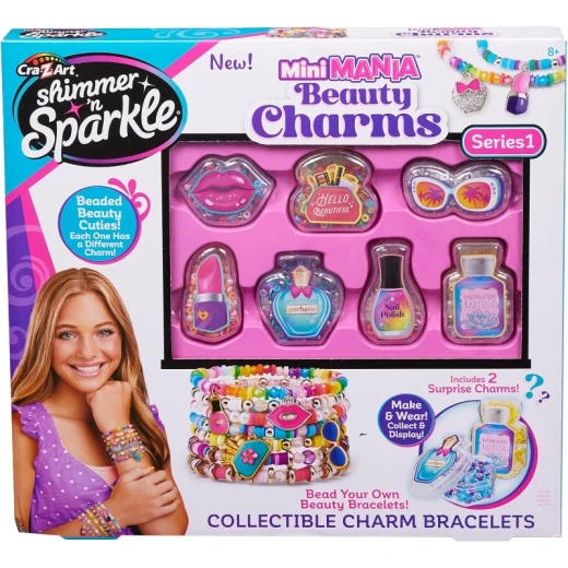 Shimmer 'n Sparkle Mini Mania Beauty Charms Bracelet Maker Shimmer 'n Sparkle Mini Mania Beauty Charms Bracelet Maker