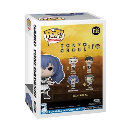 Pop! Animation: Tokyo Ghoul – Saiko Yonebayashi Vinyl Figure, Collectible Funko Pop Anime Character for Fans, Perfect for Display, Collecting, and Gifting - Funko - Image 3