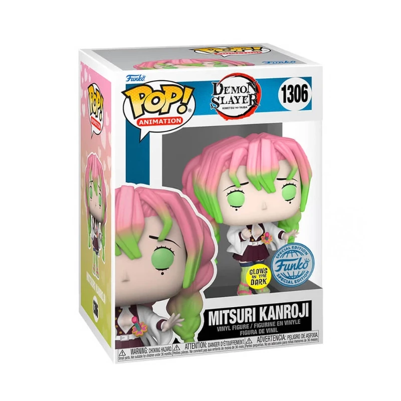 Pop! Animation: Demon Slayer- Mitsuri (Exclusive) (Glow in the Dark) - Funko