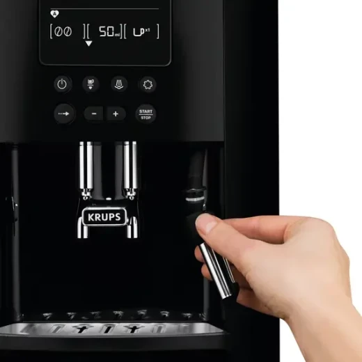 Krups Arabica EA817040 Espresso Machine – 1.7L Water Tank, 260g Bean Capacity, Automatic Bean-to-Cup Coffee Maker, Black - Krups - Image 3