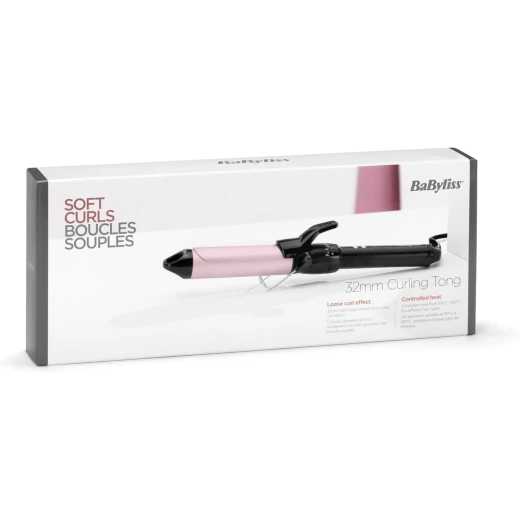أداة تجعيد الشعرC332SDE مقاس 32 مم مع طلاء Satin Touch وتقنية الأيونات لتجعيدات عريضة وحريرية من  بيبي ليس - بيبي ليس - Image 2