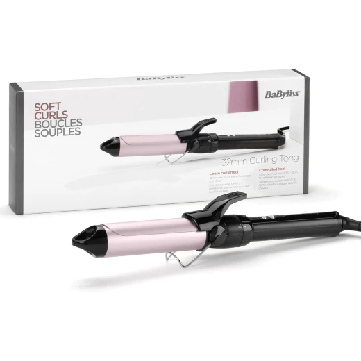 أداة تجعيد الشعرC332SDE مقاس 32 مم مع طلاء Satin Touch وتقنية الأيونات لتجعيدات عريضة وحريرية من  بيبي ليس - بيبي ليس - Image 3