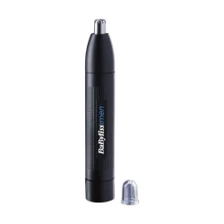 BaByliss E650SDE Nose and Ear Hair Trimmer for Men, Stainless Steel Blades, Washable