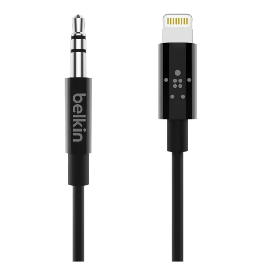 Belkin 3.5mm Audio Cable with Lightning Connector - Black - Smartphone Compatibility - Belkin - Image 3