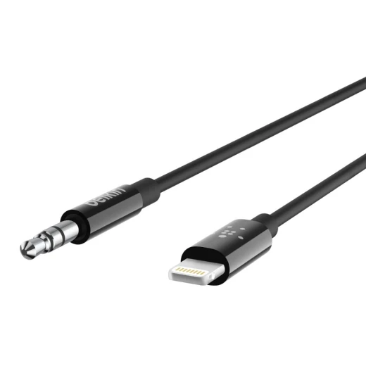 Belkin 3.5mm Audio Cable with Lightning Connector - Black - Smartphone Compatibility - Belkin - Image 4