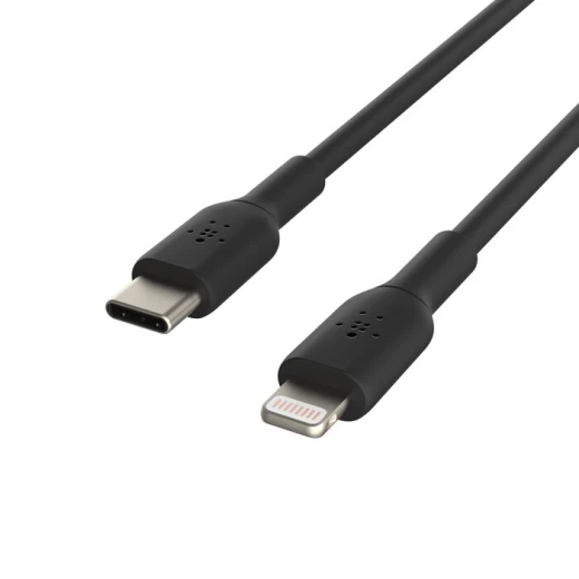 كابل بيلكن USB-C إلى Lightning بطول 3.3 قدم أسود - شحن سريع - بيلكين - Image 3