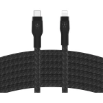 Belkin BoostCharge PRO Flex USB-C Braided Silicone Cable with Lightning Connector, 3M, Black - Belkin
