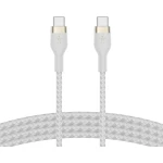 Belkin BoostCharge PRO Flex USB-C to USB-C Braided Silicone Cable, 2M, White - Belkin