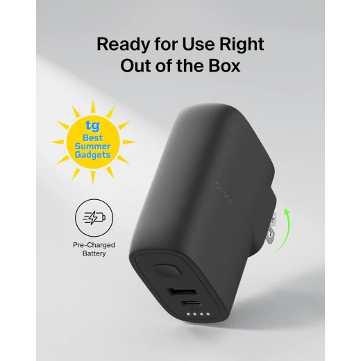 Belkin 25W Hybrid Wall Charger & 5K Travel Adapter Kit - Fast Charging for Phones & Tablets - Belkin - Image 9
